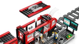 Lego City 60423 Stadstram En Station Bouwstenen — thumbnail 3