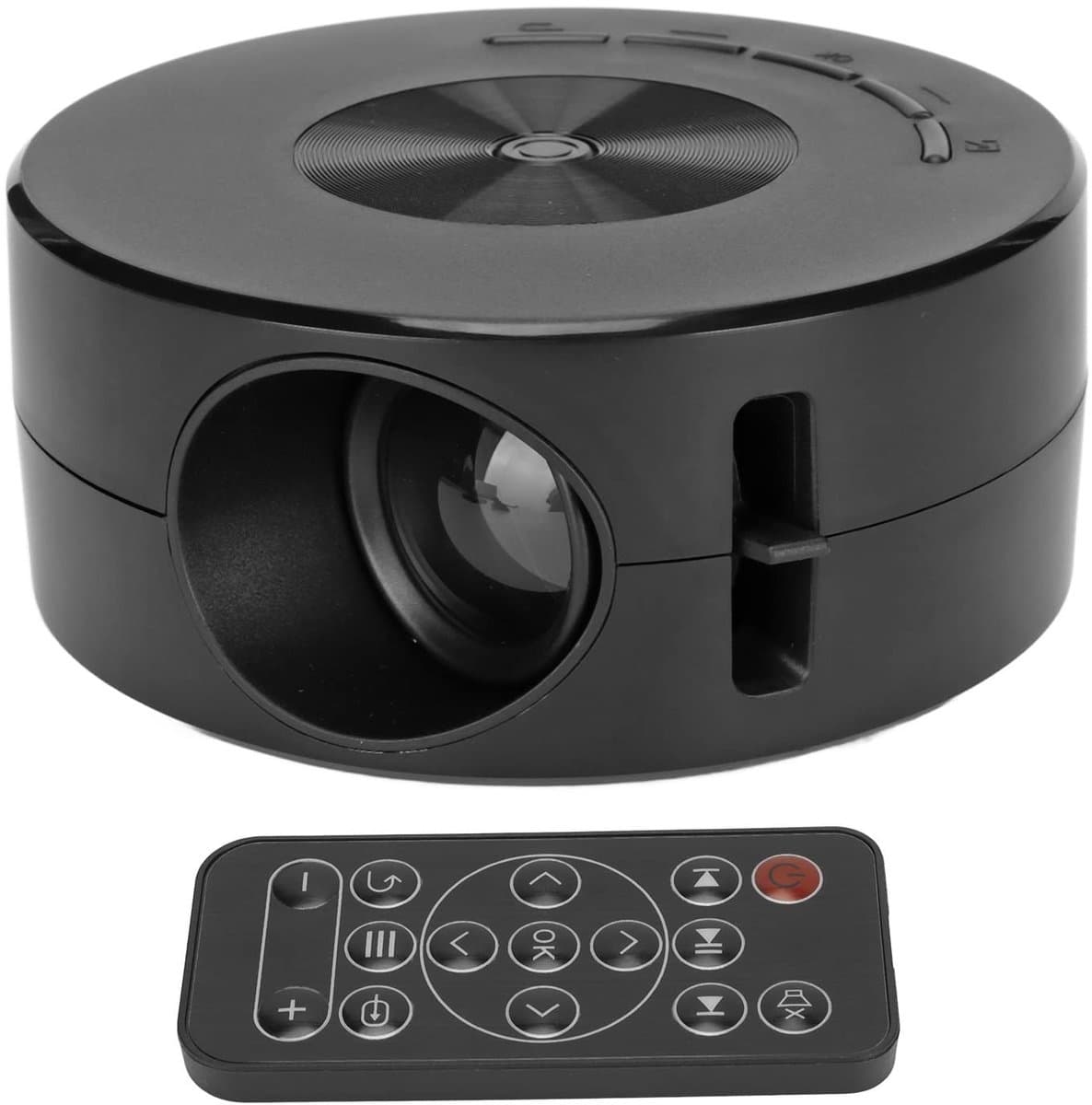 Jhubersproducts - Mini LED-projector - Thuisbioscoop - Compact en lichtgewicht - 1920 x 1080 resolutie - Ideaal voor buitengebruik - Perfect voor film — afbeelding 1