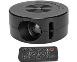Jhubersproducts - Mini LED-projector - Thuisbioscoop - Compact en lichtgewicht - 1920 x 1080 resolutie - Ideaal voor buitengebruik - Perfect voor film