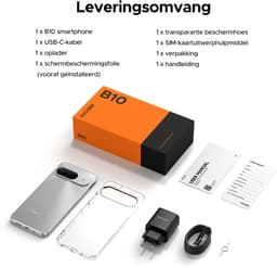 DOOGEE B10 4G - Smartphone - Robuuste Smartphone - 48GB RAM + 256GB ROM/2TB TF - Android 16 - 7600mAh/33W - 6,63 inch FHD+ 120Hz Scherm - IP68/IP69K Waterdicht - Helio G100 - NFC - Vingerafdruk & Face ID - Natuurlijke — thumbnail 4