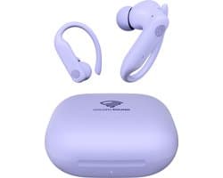 Golden Sound Sport Draadloze oordopjes - 80 uur batterijduur - Active Noise Cancelling - 45dB - Sport oordopjes - Oortjes draadloos - Bluetooth oortjes - Paars