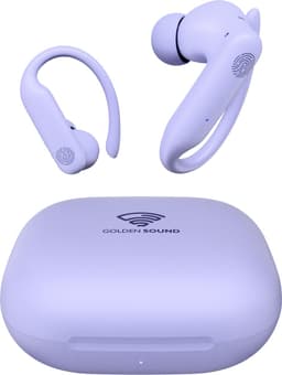 Golden Sound Sport Draadloze oordopjes - 80 uur batterijduur - Active Noise Cancelling - 45dB - Sport oordopjes - Oortjes draadloos - Bluetooth oortjes - Paars — thumbnail 1