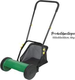 MIRA® Grasmaaier handmatige – Grastrimmer – Handmaaier – Groen - 110cm x 60cm x 50cm — thumbnail 3