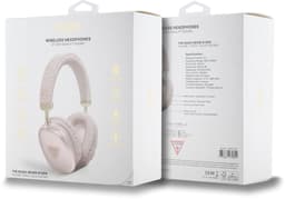 Guess PU Leather 4G Triangle Logo Headphone - Geschikt voor Bluetooth Smartphones - Roze — thumbnail 3