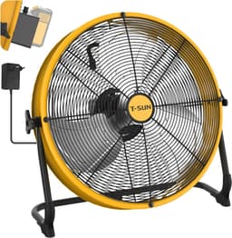 Accuventilator - Draagbare Fan - Buiten Gebruik - Traploze Snelheid - 40CM — thumbnail 1