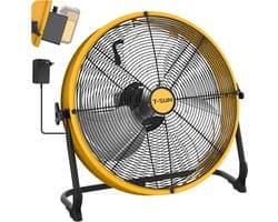Accuventilator - Draagbare Fan - Buiten Gebruik - Traploze Snelheid - 40CM