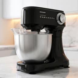 Heinner Keukenmachine 600W – 3,5L RVS Mengkom – 12 Snelheden – Pulse-functie – Planetaire Mixer – Zwart – Inclusief Klopper, Kneedhaak — thumbnail 2