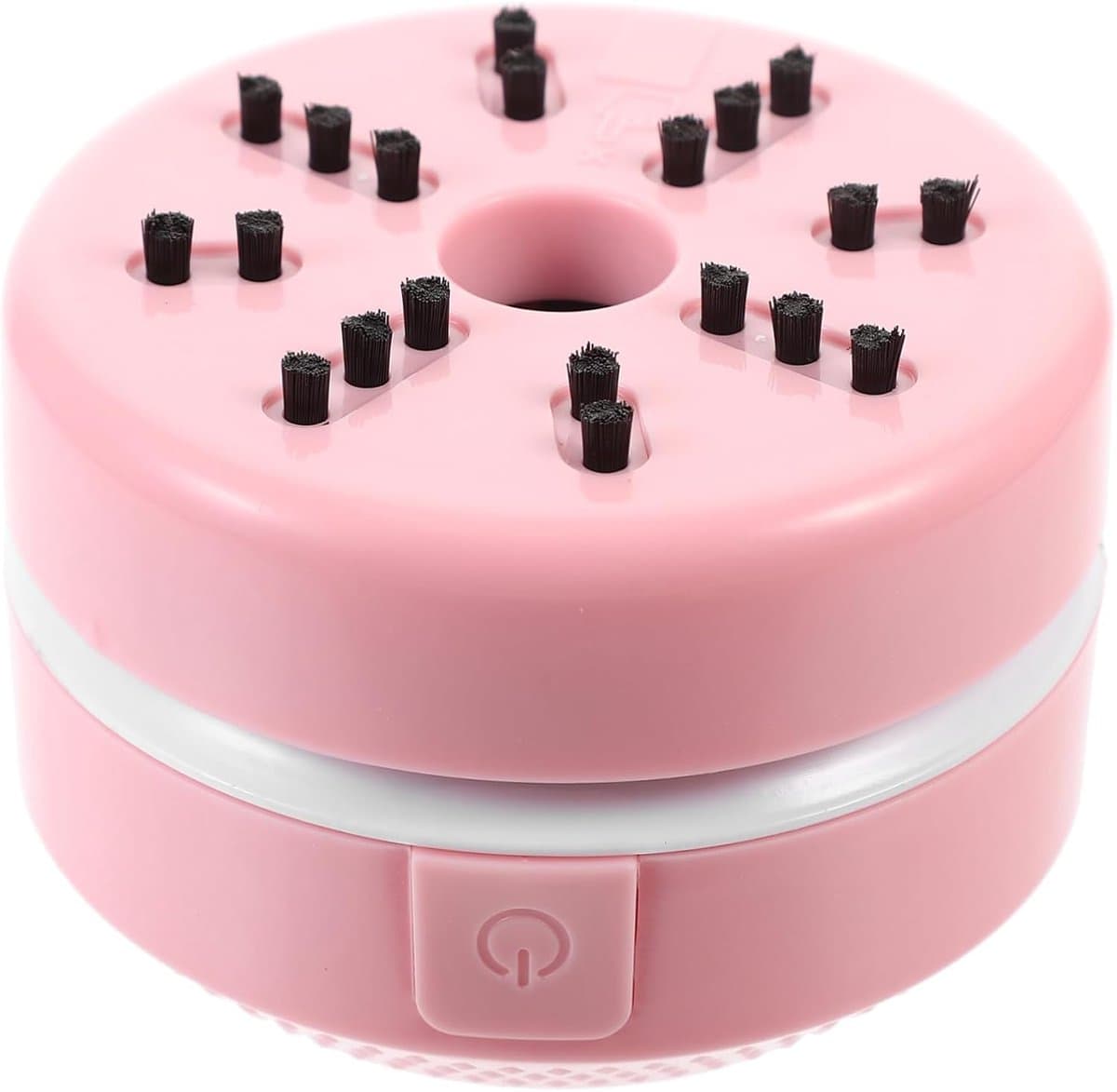 Mini Stofzuiger - Draagbare Desktop Reiniger - Bureau Schoonmaken - Compact En Lichtgewicht - 8.5x8.5x6.3CM - Roze — afbeelding 1