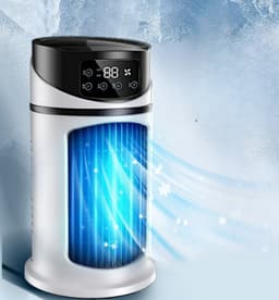 Avemnext Draagbare Luchtkoeler Bureauventilator - USB Persoonlijke Airconditioner met Bevochtiger - Stille Koelventilator voor Thuis en Kantoor — thumbnail 2