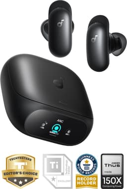 soundcore Liberty 5 Pro by Anker - Anker Thus Al Chip - Kristalheldere Gesprekken - Noise Cancelling Oordopjes - Draadloze Oordopjes - ANC Met 6 - 5 U/28 U:Speeltijd - Snelladen - Draadloos Opladen — thumbnail 1