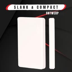 KAD® Harde Schijf - Draagbare Harde Schijf voor PC, Laptop & Console - Ultradunne Draagbare Harde Schijf - Wit - 12cm x 8cm x 1cm — thumbnail 5