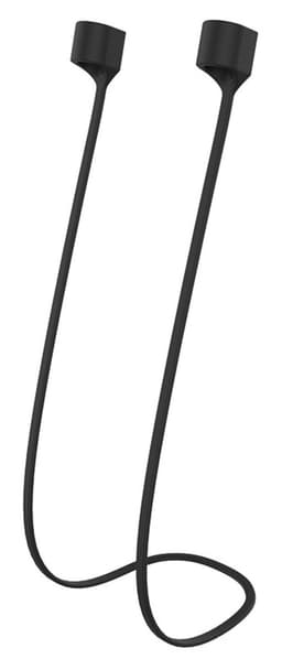 Magnetisch Oordopjes Koord - Ideaal voor Hardlopen of andere sport - Siliconen Strap voor Draadloze Oortjes - Geschikt voor AirPods 1, 2, 3, 4 & AirPods Pro 1 / Pro 2 / Pro 3 - Zwart — thumbnail 1