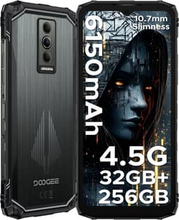 DOOGEE Blade 10 Pro Energy 4.5G - Robuuste Telefoon - Smartphone - 32 GB RAM+256 ROM（2TB/TF) - Android 15 - 6,56-inch HD+ 90Hz - 6150mAh/18W - IP68 - 10.7mm - Face ID - NFC - GPS - Rood — thumbnail 1