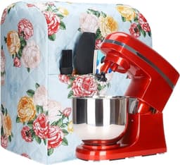Mixerhoes Met Zakje - Keukenmachine Beschermhoes - Keuken Opruimen - Stofvrij en Netjes - 16" H x 9" B - Blauw — thumbnail 1