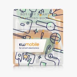 kwmobile In-Ear Oordopjes Case voor Apple Airpods Pro 3 Case met Karabijnhaak - Headphones Case - Earphones Cover Etui - Kat en sjaal design — thumbnail 2