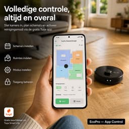 M30 Pro Ultra Robotstofzuiger | Mobiele Applicatie & Obstakelvermijding | Automatisch Leegstation & Anti-Klit Borstels | Slimme spraakassistent | Navigatie | Geschikt Voor Huisdierharen | Lumin Amore | Zwart — thumbnail 2