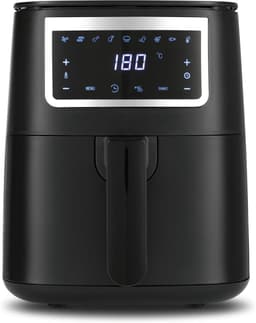 Heteluchtfriteuse - Airfryer Mini Oven - Vetarm Koken - Touchscreen Bediening - 65 Liter - Matzwart — thumbnail 5