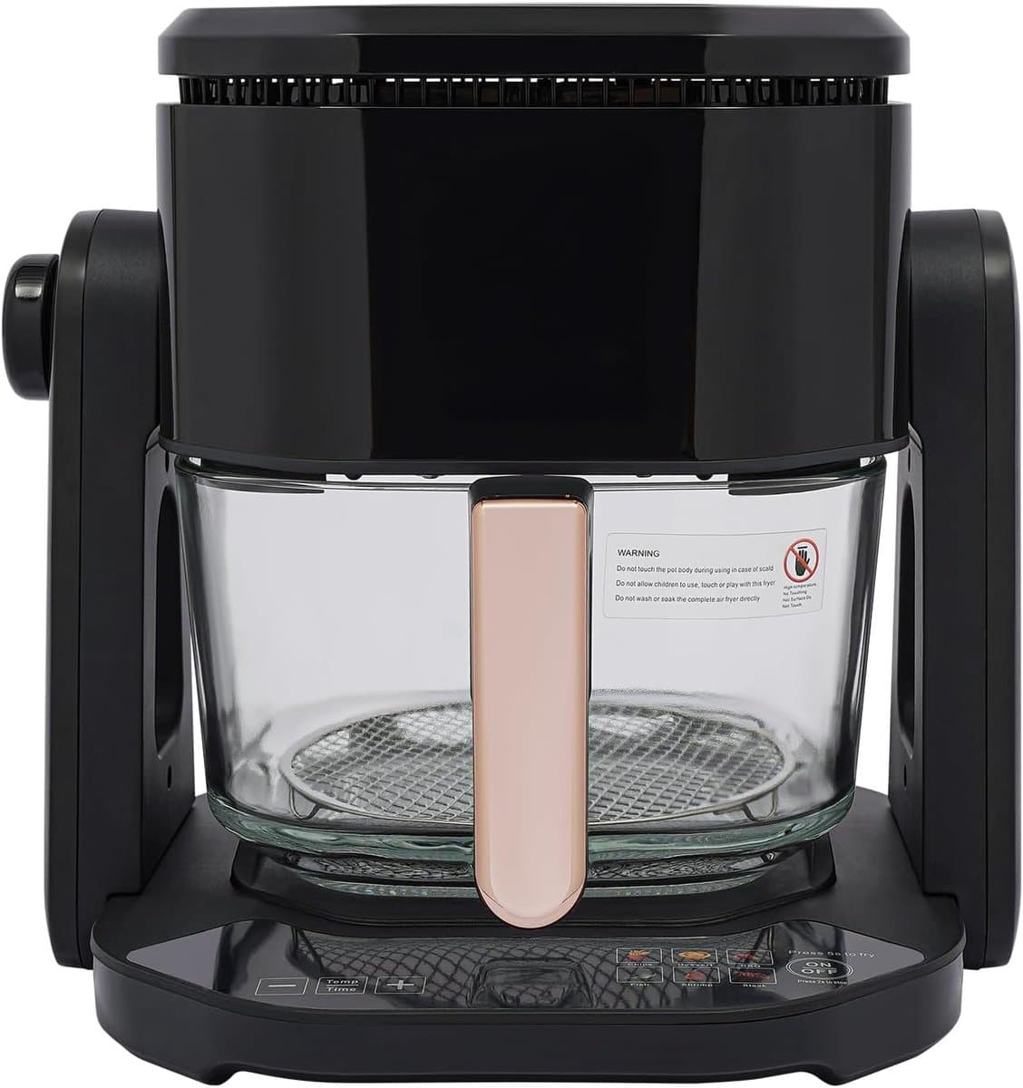 Heteluchtfriteuse - Airfryer Frituur - Gezond Bakken - Doorzichtige Mand - 45 Liter - Zwart — afbeelding 1