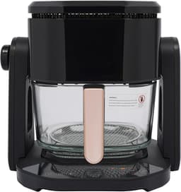 Heteluchtfriteuse - Airfryer Frituur - Gezond Bakken - Doorzichtige Mand - 45 Liter - Zwart — thumbnail 1
