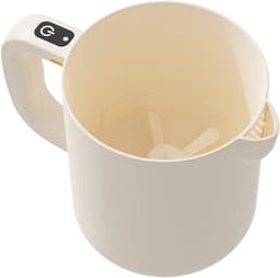 Elektrische Eierklopper - Roomklopper Mixer - Moeiteloos Mixen - Zelfreinigend Mechanisme - 1 Liter Capaciteit - Beige — thumbnail 1