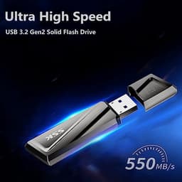 2TB USB 3.2 Draagbare Externe SSD - Tot 550 MB/s Lezen en 500 MB/s Schrijven — thumbnail 5