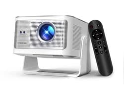 NordHaus Smart Beamer - Android 14 Projector - Draagbare Thuisbioscoop - Native 1080P en 900 ANSI - HY350MAX Voice Control