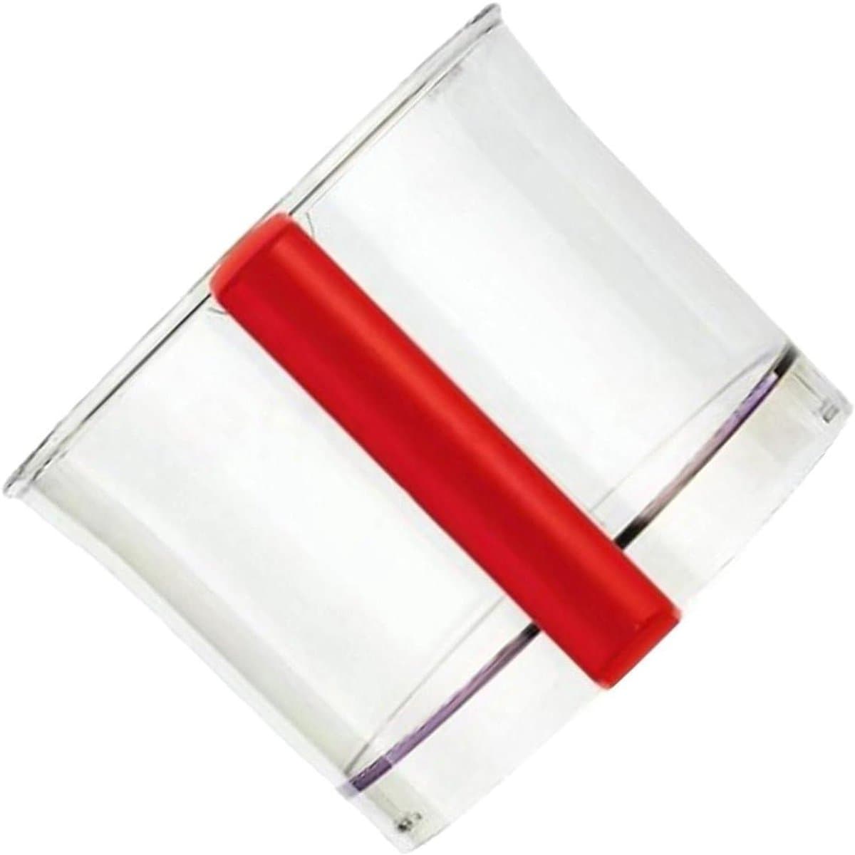 Keukenmachine Kom - Reserve Kom - Voedsel Bereiden - Met Rode Handgreep - 3.2 Liter - Rood — afbeelding 1