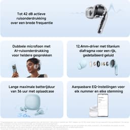 REDMI Buds 8 Lite - 42 dB ANC - 12,4 mm driver - 36 uur batterij - Zwart — thumbnail 4