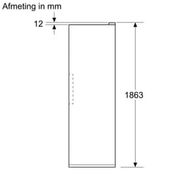 Bosch KSN36VLDG - Serie 4 - Kastmodel koelkast - Extra veel ruimte 402L - Total No Frost - Vitafresh XXl 0°C: houd etenswaren langer vers met extra ruime vershoudlades - Home Connect - Metal Look — thumbnail 4