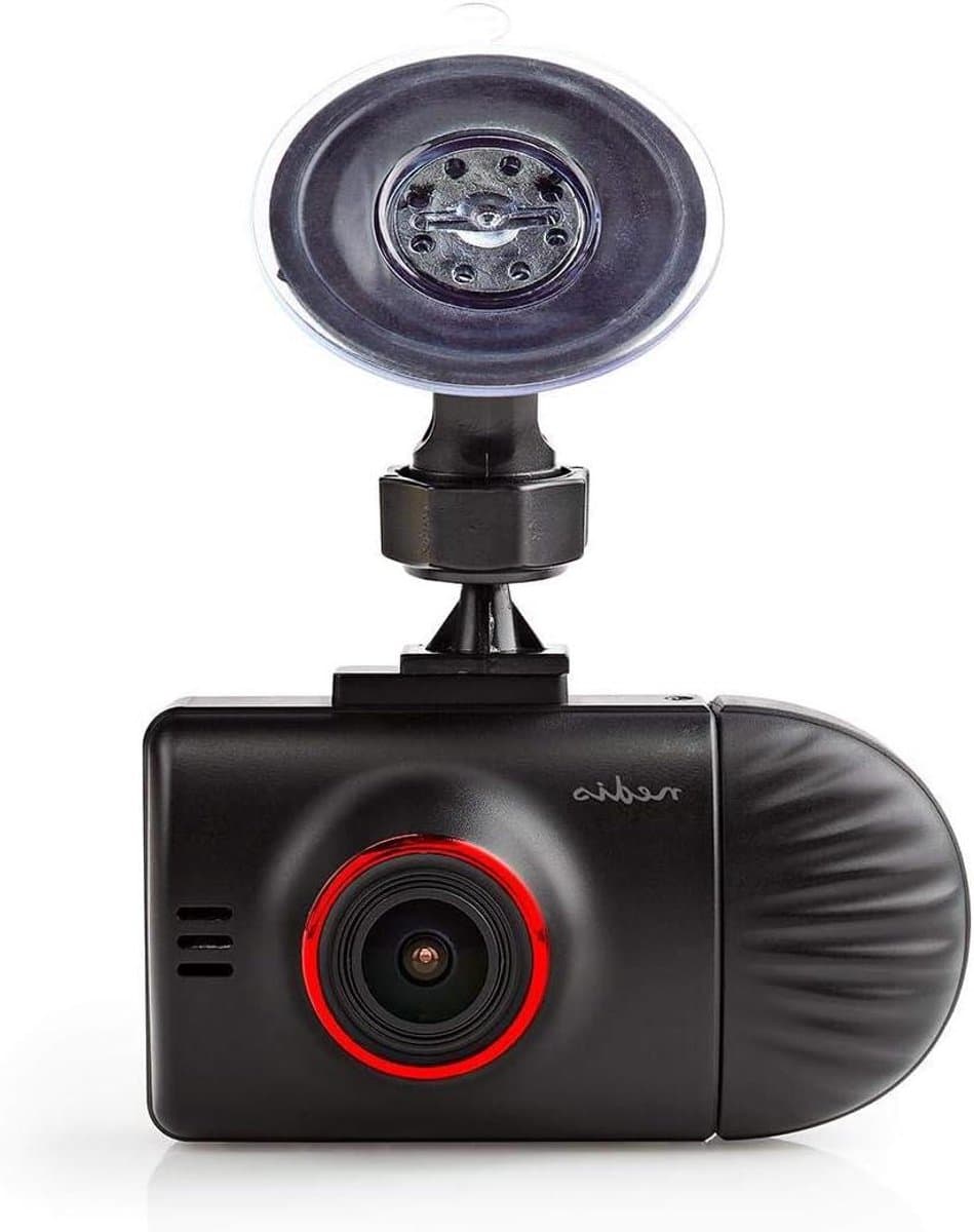 Dash Cam - Autocamera Recorder - Veiligheid Onderweg - Dubbele Camera - 1440P - Rood Zwart — afbeelding 1