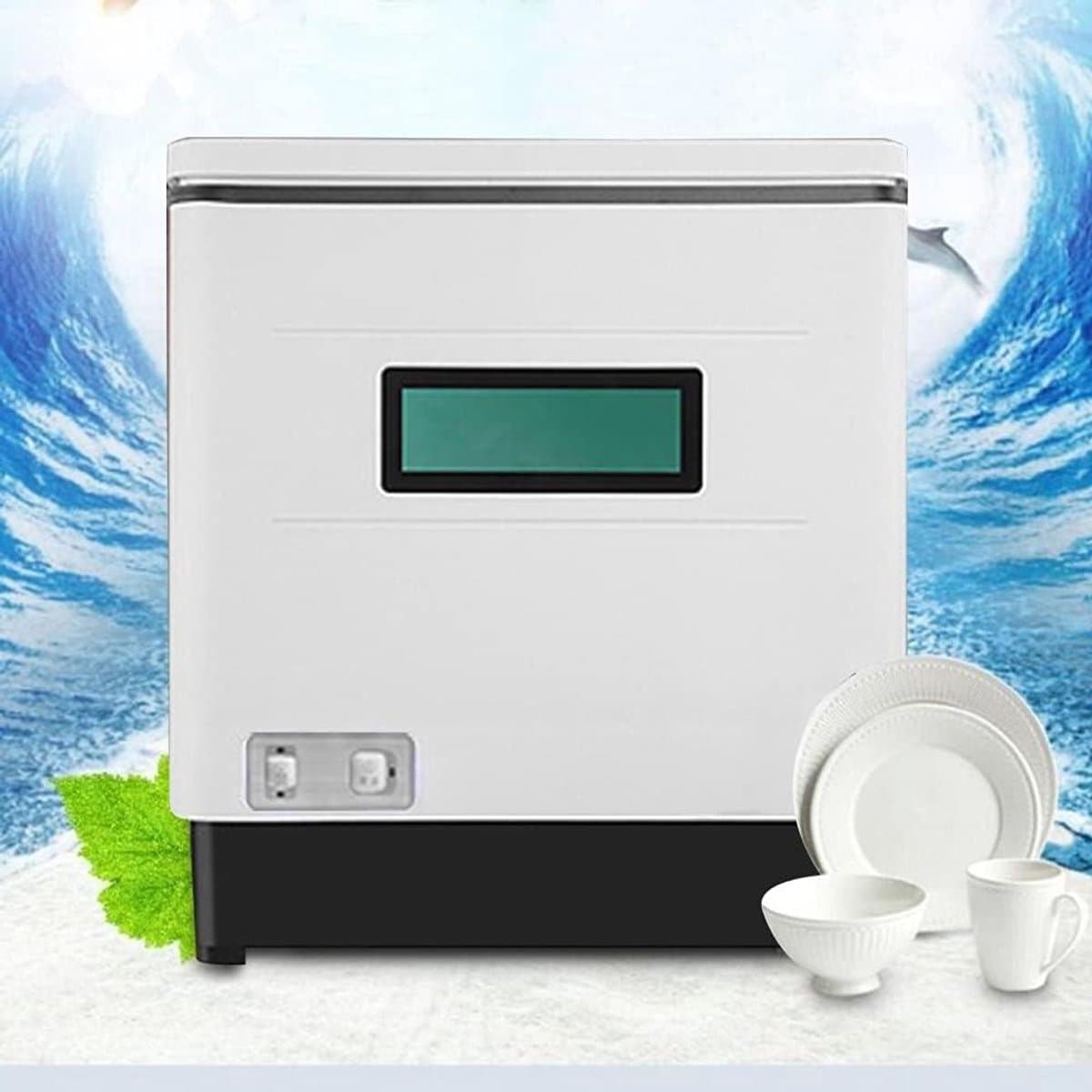 Mini Vaatwasser - Compacte Afwasser - Snel Afwassen - 70 Graden Hygiëne - 42x38x46 cm - Wit — afbeelding 1