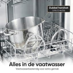 Gatson 1500W Keukenmachine - 10 Snelheden - 5L Mengkom - Dubbele Handvat - Keukenrobot - Keukenmixer - Foodprocessor — thumbnail 3