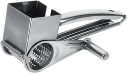 Keukenmachine Rasp - Keukengereedschap - Eten Bereiden - Roestvrij Staal - 20 cm - Zilver — thumbnail 1