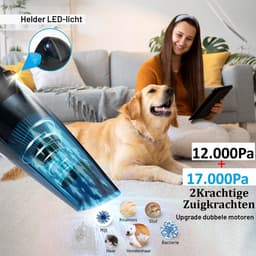 Innovixpro® Kruimeldief – Kruimeldief met steel – Nat&Droog – Handstofzuiger – 17000Pa ! – ExtremeZuigkracht – Kruimeldief snoerloos – Kruimelzuiger – Jouw ultieme schoonmaakpartner – Incl 4 filters – Autostofzuiger – Nat&droog – InclusiefReistas — thumbnail 5