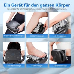 Spierontspanningspistool - Massagepistool Rug - Spierherstel - 42 Massagekoppen - 1.45 kg - Zwart — thumbnail 2
