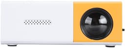 Allecto - Miniprojector - 4K - Draagbare LED-buitenhuisbioscoop - Geel en wit - Full HD - Kinderen - Compact formaat — thumbnail 1