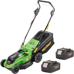 Procraft PLM21bb accu-grasmaaier 40 V (2x 20 V) 380 mm borstelloos + 2x accu 4,0 Ah - zonder oplader — thumbnail 1