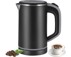 800ml Mini Reiskoker - 600W & 304 RVS - Met Automatische Uitschakeling - Voor Thee, Koffie & Melk - Veilig & Draagbaar voor Thuis & Reizen