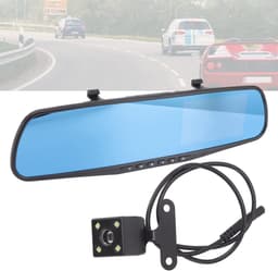 Dailygoody - Achteruitkijkspiegel - 1080P Dash Cam - 4,3 Inch Monitor - G-sensor - Parkeerbewaking - Automatische Opname - Geschikt voor auto - Z — thumbnail 2