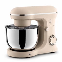 Motivai Keukenrobot 1500W - 5L Keukenmachine met Mengkom - Mixer met 10 Snelheden & Pulse - Inclusief Deeghaak, Garde & Menghaak - Matte Beige — thumbnail 1