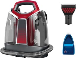 RUX® Tapijtreiniger machine - Tapijtreiniger - Tapijtreiniger apparaat - Zwart/Rood - 17cm x 30cm x 37cm — thumbnail 1
