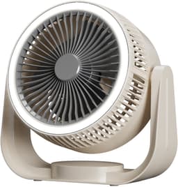 Ventilatoren-Luchtcirculatieventilator - Tafelventilator en Wandventilator 2-in-1 - Geen Boren Nodig - 3 Snelheden - Turbo Luchtstroom voor Slaapkamer, Kantoor en Caravan - Wit — thumbnail 1