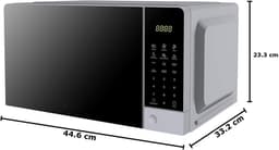 Swiss Haus® MW22 Combi Magnetron Vrijstaand – 20L Digitale Microgolfoven – 700W Microwave & 900W Grill – 11 Verwarmingsstanden – Zwart/Zilver — thumbnail 4
