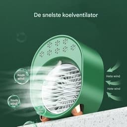 TOVBMUP Mobiele airconditioner - mobiele air conditioner - aircooler - draagbare mini-accu-airconditioner - met verdampingskoeling - zonder uitlaatkanaal - stil — thumbnail 4