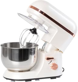 Klarstein Keukenmachine, Kneedmachine met 5 L Kom, 2000 W Professionele Keukenmachine met Deeghaak en Garde, Universele Keukenmachine met 6 Snelheden, Deegmachine voor Mixen, Kneden en Kloppen,2L 1800W - voor Keuken - Zilver — thumbnail 1