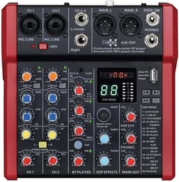 E-Lektron A28-DSP 6 kanaals mengpaneel - USB interface en DSP effecten — thumbnail 1