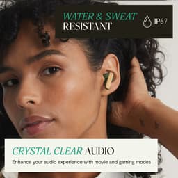 House of Marley Little Bird Draadloze Oordopjes - Bluetooth Oortjes Draadloos - 24 uur Batterijduur - Eco Friendly Design - Quickcharge - Touchbediening - Groen — thumbnail 5