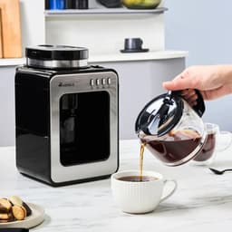 Karaca Grindmaestro - Filterkoffiezetapparaat met Ingebouwde Molen - 0,5L - 600W - Inox — thumbnail 4