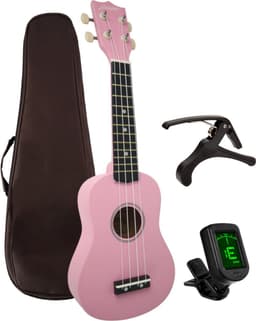 Finesse Ukelele - Starterset - 21" - Ukulele - Kind - Muziekinstrument - Roze — thumbnail 1