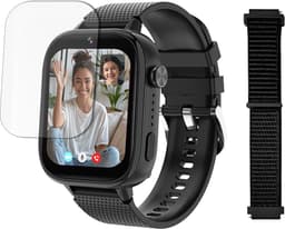 LEROYS - GPS Horloge Kind - Kinder Smartwatch - Android en iOS - Zwart - Incl. Simkaart — thumbnail 1